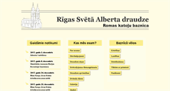 Desktop Screenshot of albertadraudze.lv