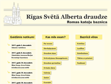 Tablet Screenshot of albertadraudze.lv